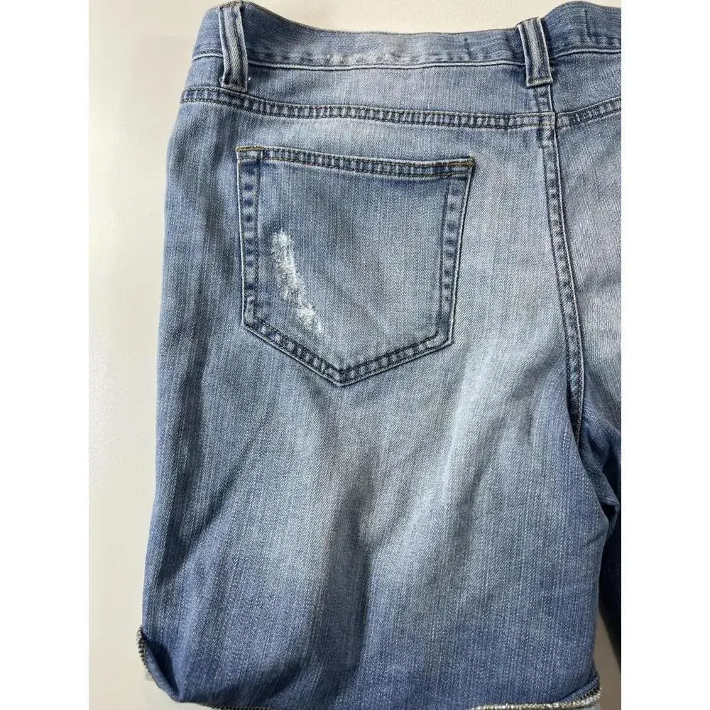 Joe's Jeans Light Wash Denim Shorts - Picture 11 of 11